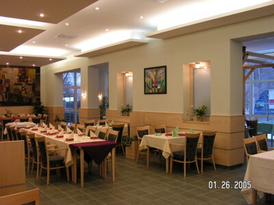 Interiér reštaurácie v Bratislave