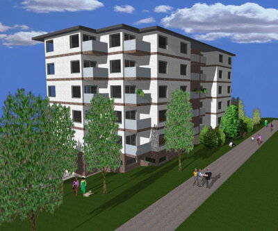 Vizualizácia Nájomného bytového domu do Popradu s možnou výškou dotácie 890 eur/m2 PPB byty v rozmedzí 50-56m2